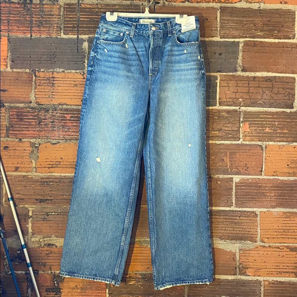 Madewell Women's Curvy Low-Slung Baggy Jeans